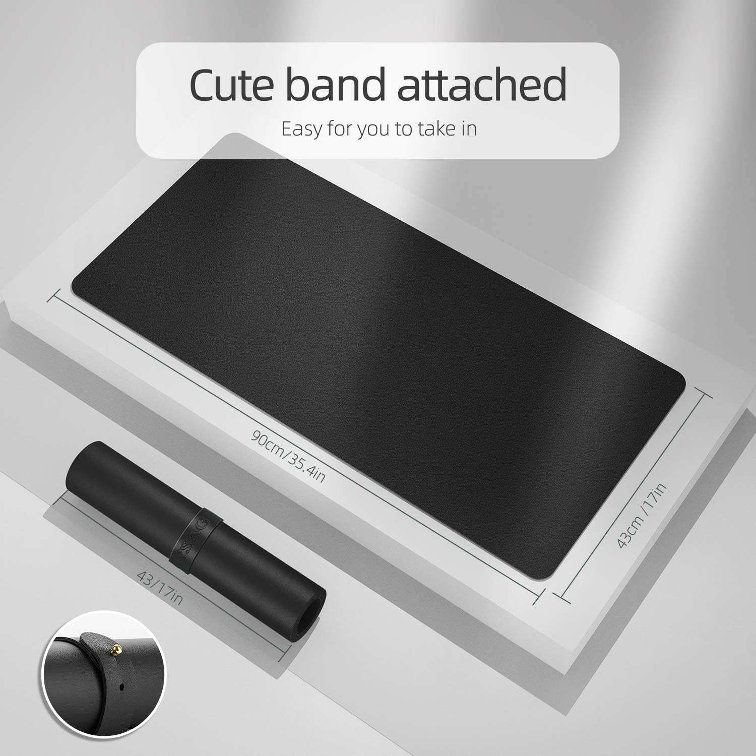 Dual-Sided Desk Pad Protector, - Leather Desk Pad avis et prix