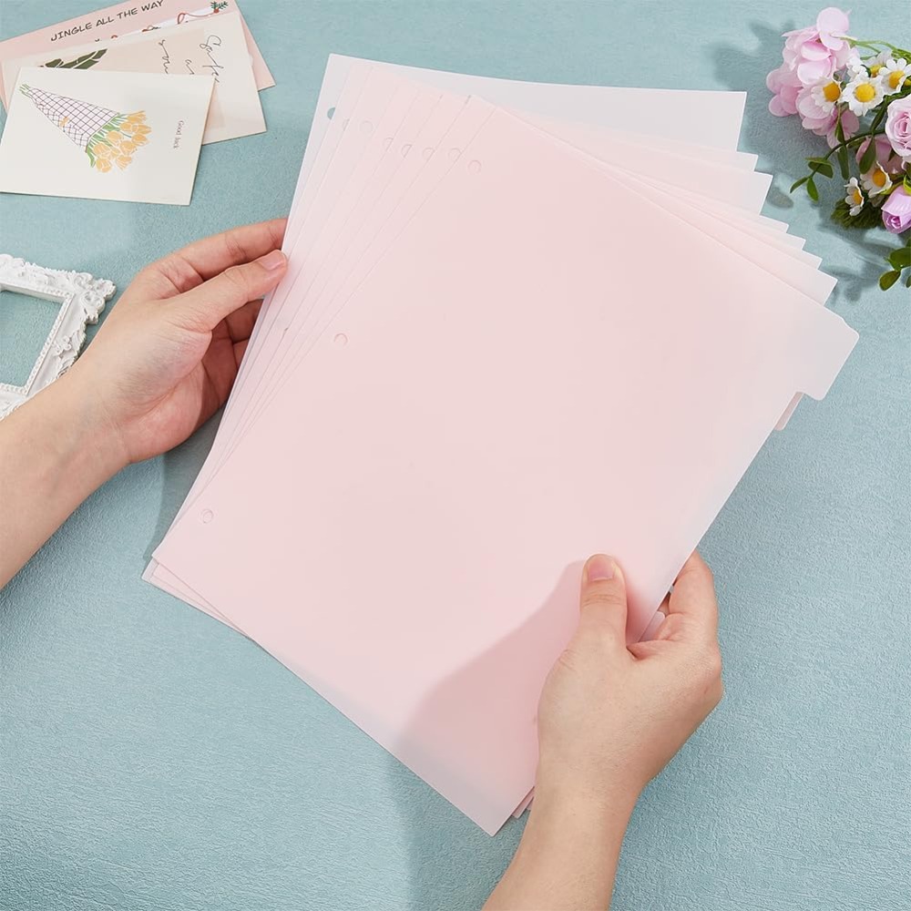16 Sheets 3 Ring A4 Pink Binde - Tab Divider A4 avis et prix