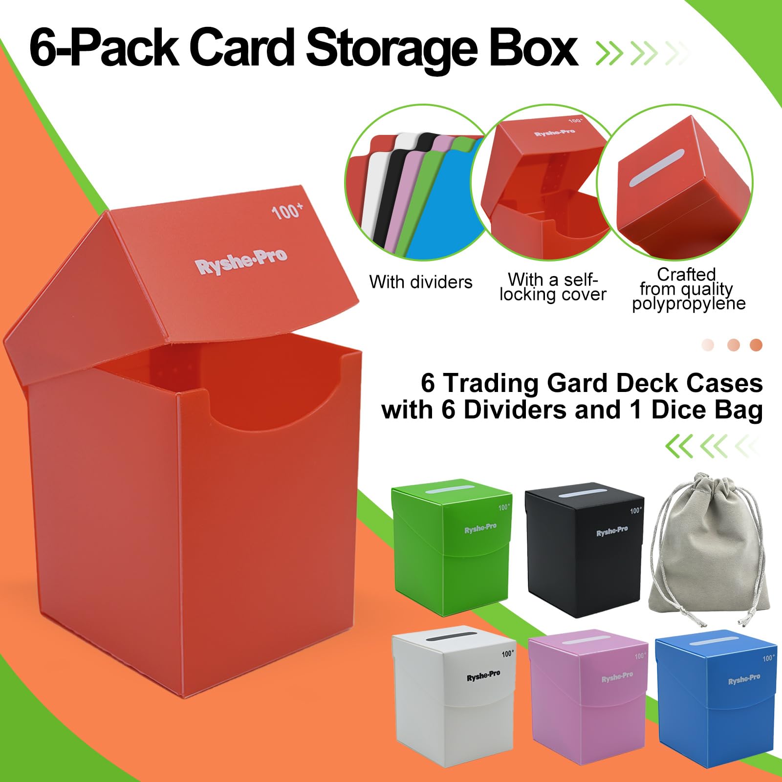 TCG Deck Box for 100+ Cards Co - Card Index Box avis et prix