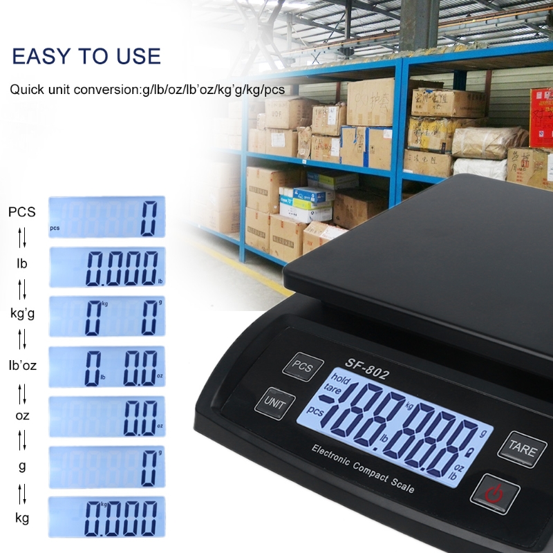 30kg/1g 66lb/0.1oz Digital Ele - Tape Dispenser Weighted avis et prix