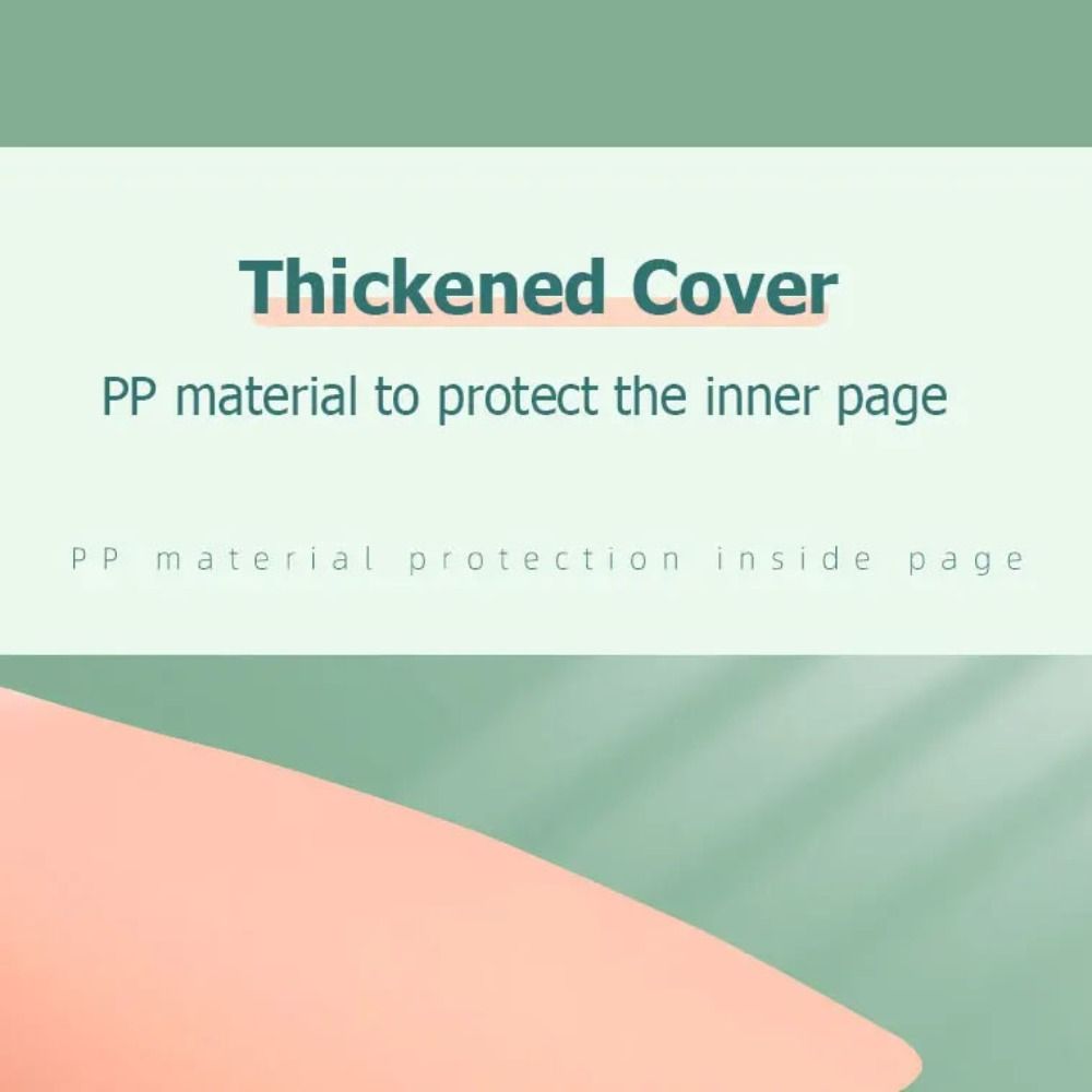 4Pcs PP Loose-leaf Book Cover  - Binder A4 Lever avis et prix