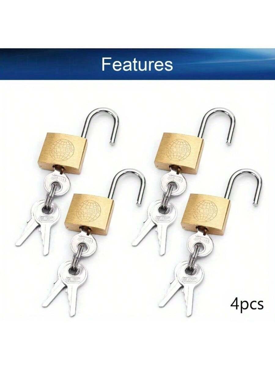2/4pcs Brass Padlock, Keyed Di - Letter Opener Brass avis et prix