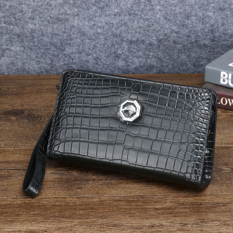 Men's Genuine Leather Clutch B - Index Card Holder avis et prix