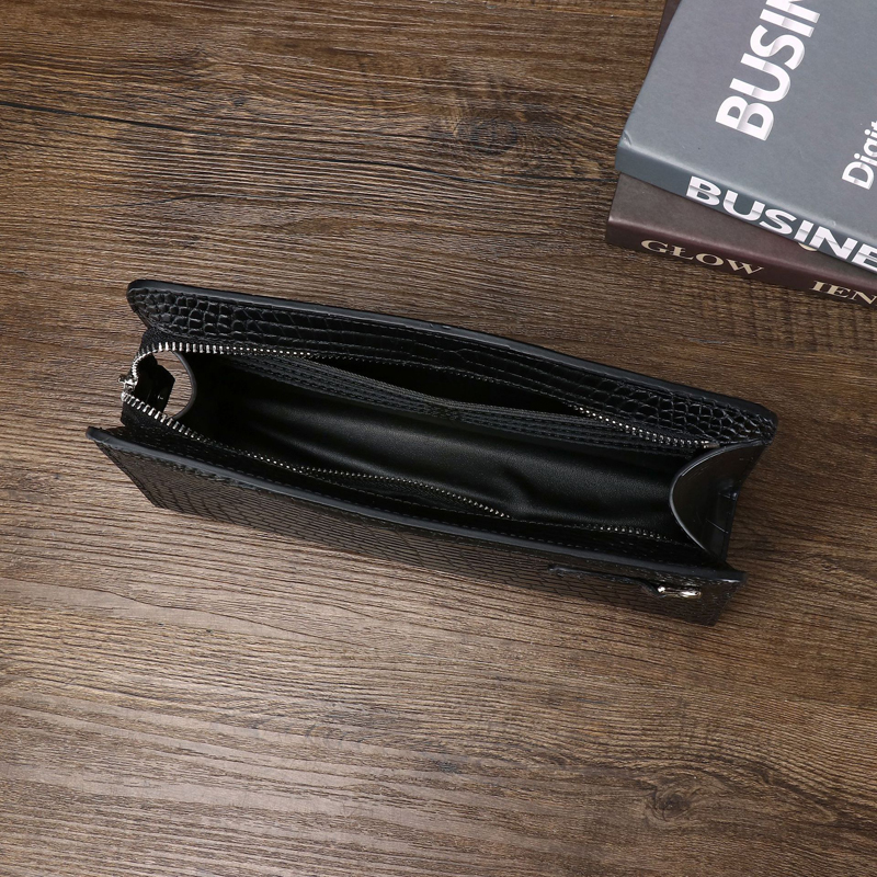 Men's Genuine Leather Clutch B - Index Card Holder avis et prix