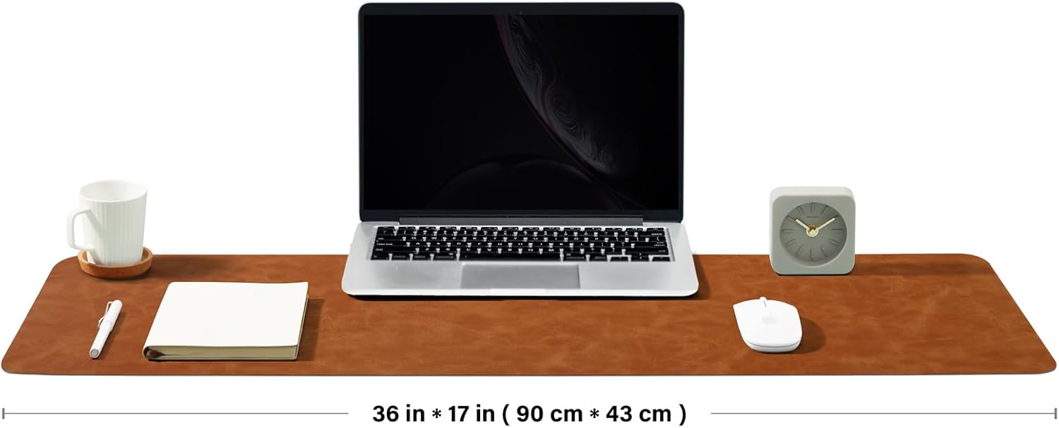 Distressed Leather Desk Mat -  - Leather Desk Pad avis et prix