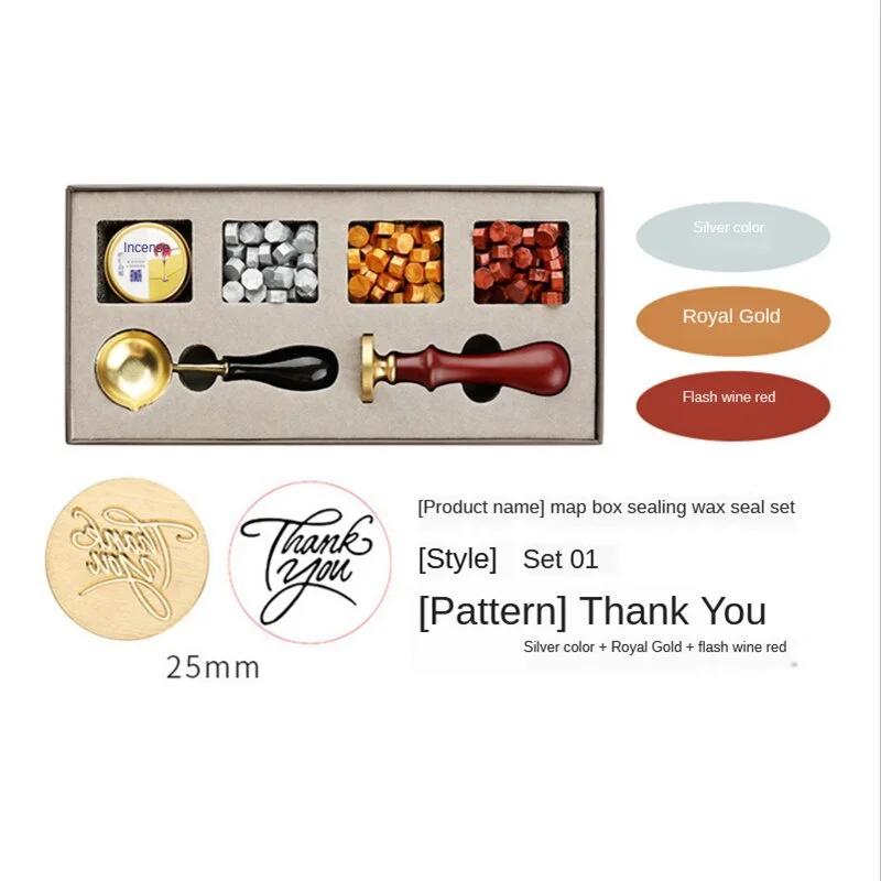 DIY Stamps Wax Seal Box Kit De - Wax Seal Stamp Set avis et prix