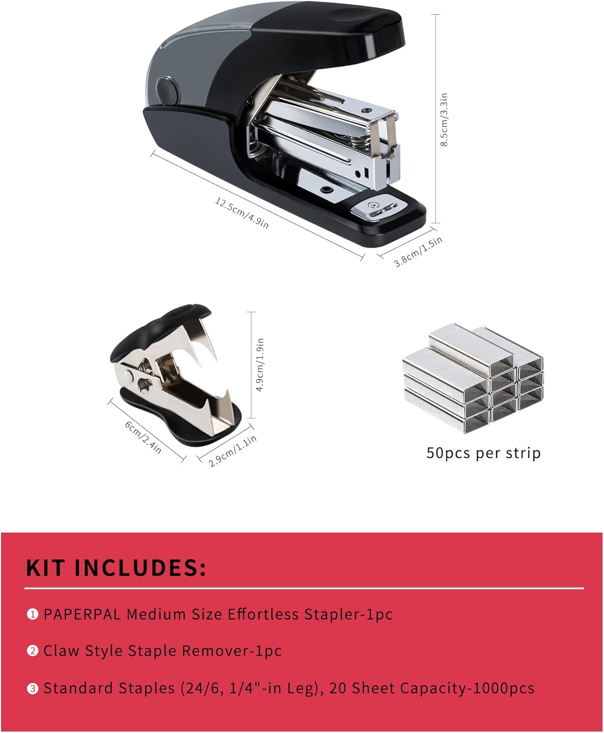Effortless Standard Stapler Se - Stapler Half Strip avis et prix