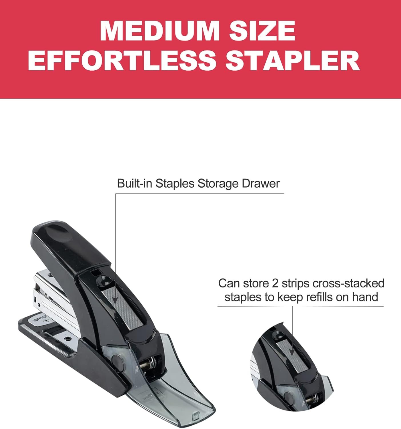 Effortless Standard Stapler Se - Stapler Half Strip avis et prix