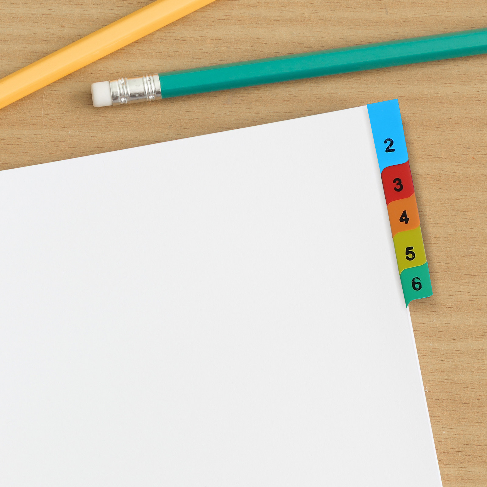 20 Pages A4 Colorful Plastic B - Tab Divider A4 avis et prix