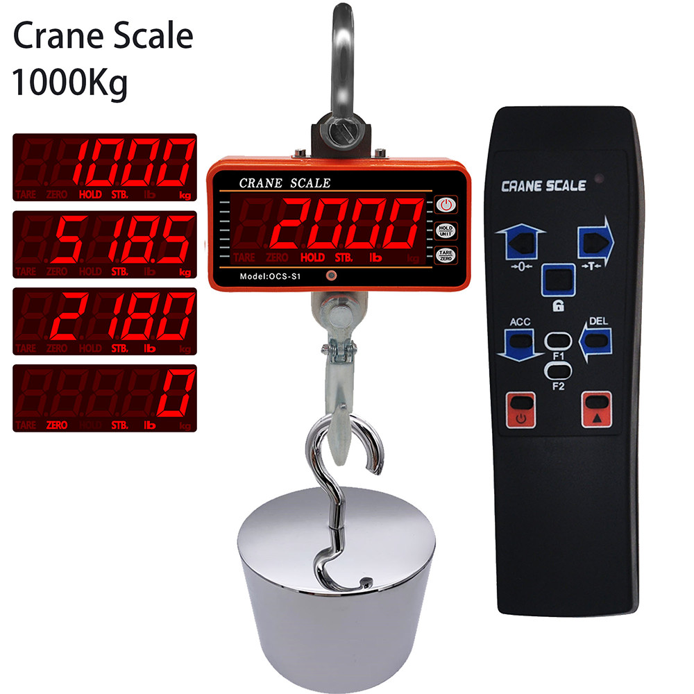 Digital Crane Scale 500kg 1000 - Tape Dispenser Weighted avis et prix