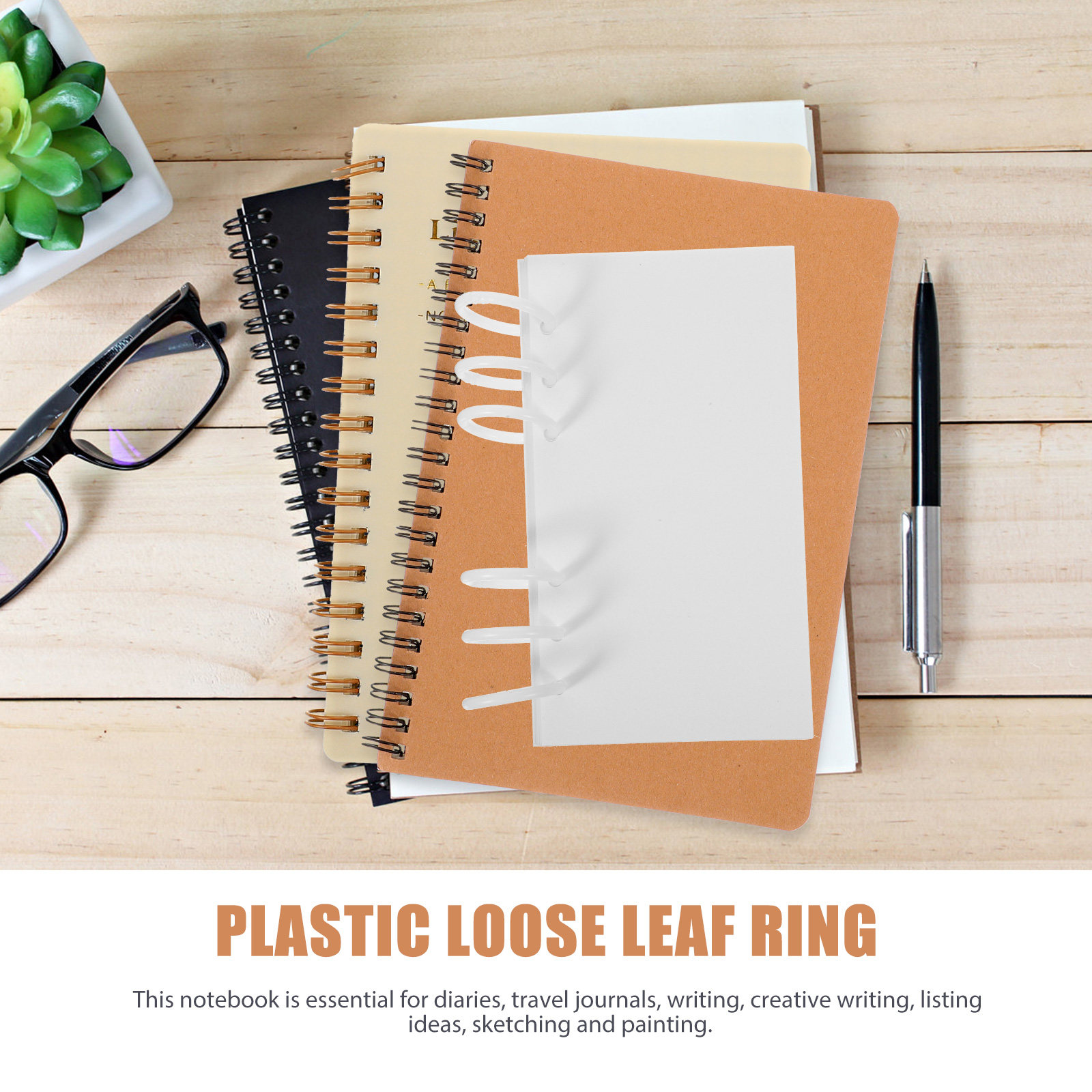 4 Boxes Binder Rings Plastic B - Card Index Box avis et prix