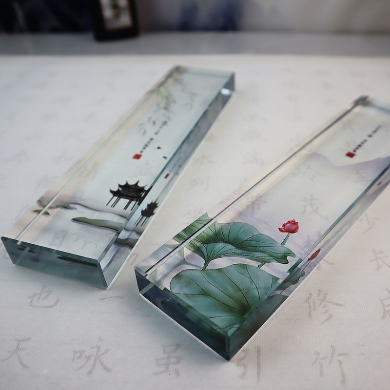 Glass Paperweight Traditional  - Book Weight Glass avis et prix