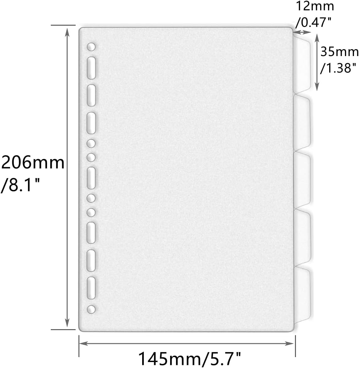 A4 A5 B5 Binder Dividers Gener - Tab Divider A4 avis et prix