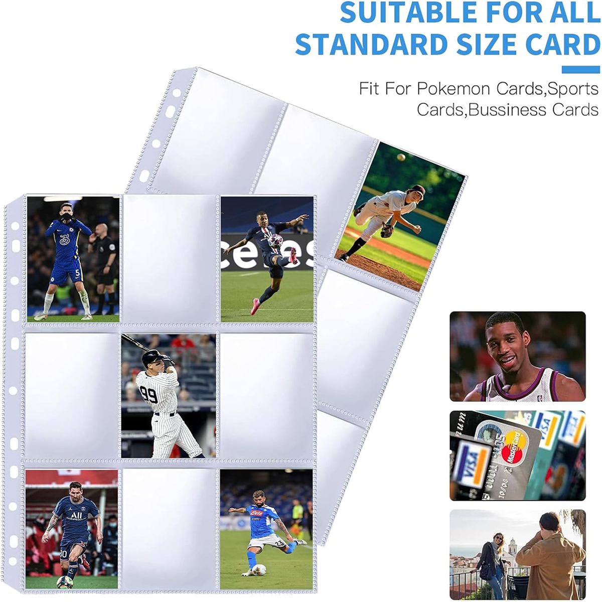 50 Pack 9 Pocket Card Sleeves  - Card Index Box avis et prix