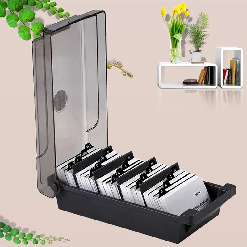 Business Card Holder, Plastic  - Card Index Box avis et prix