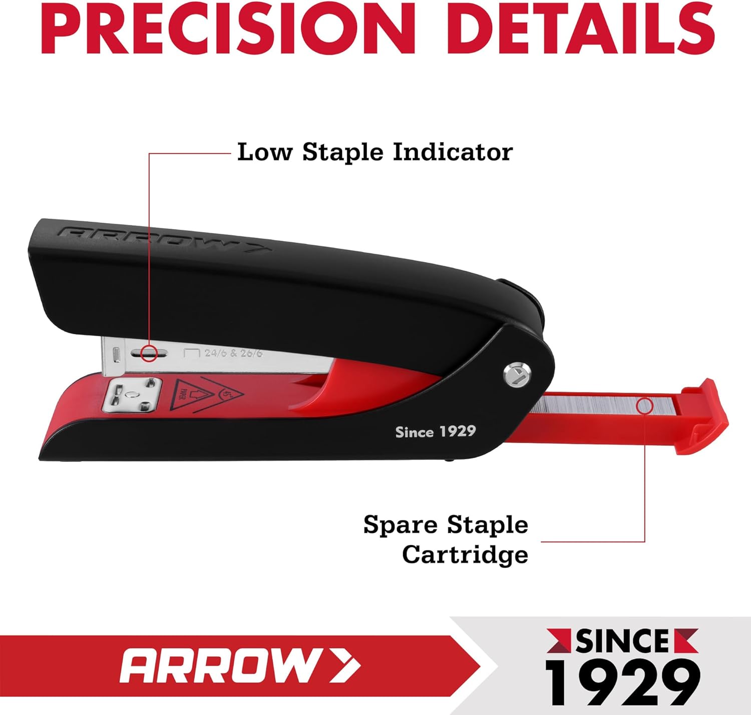 Arrow Office Stapler Set, 25 S - Stapler Half Strip avis et prix