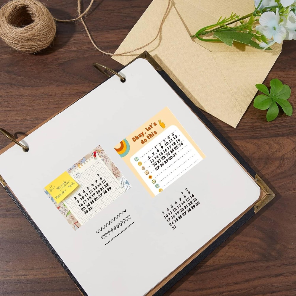 Calendar Date Clear Stamps Vin - Rubber Date Stamp avis et prix