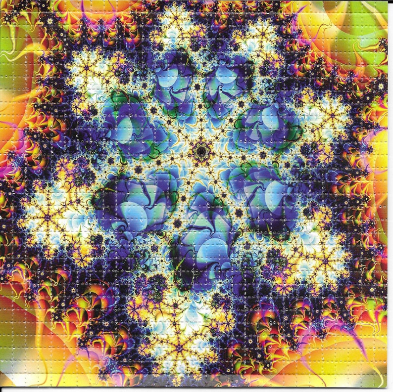 Fractal Psychedelic LSD Acid F - Ink Blotter Paper avis et prix
