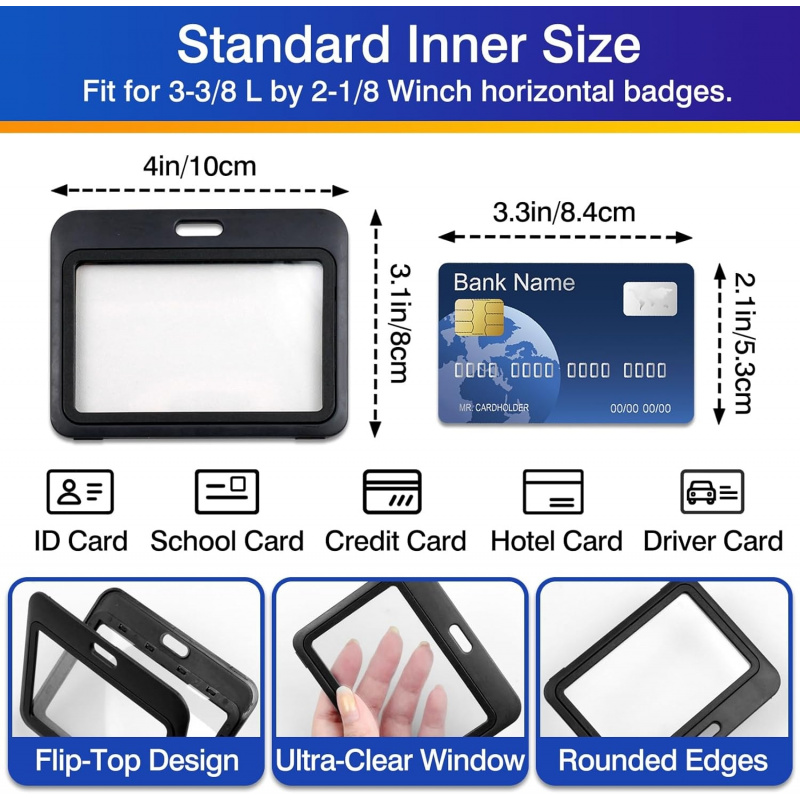 3-Pack Horizontal Hard Plastic - Index Card Holder avis et prix