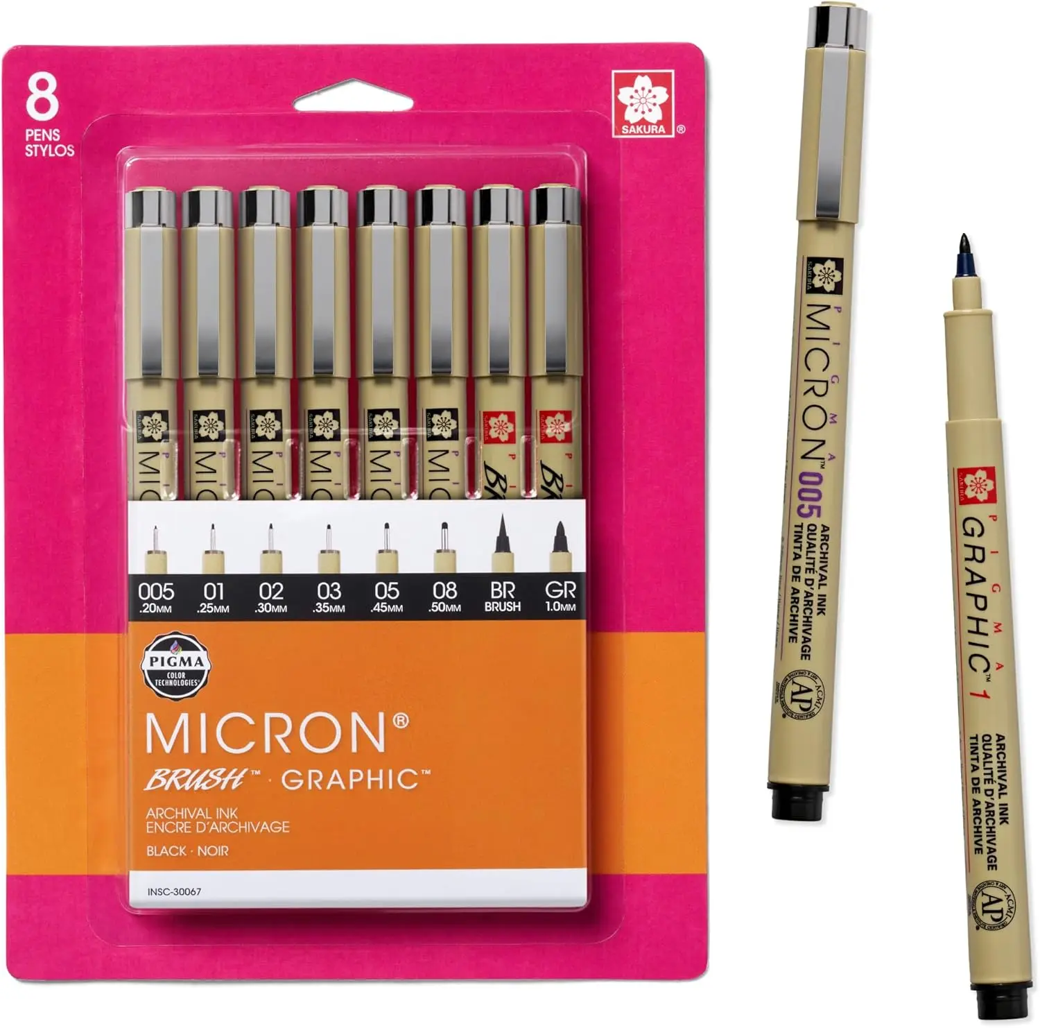 Fineliner Drawing Pens Set, 8  - Archive Box Set avis et prix