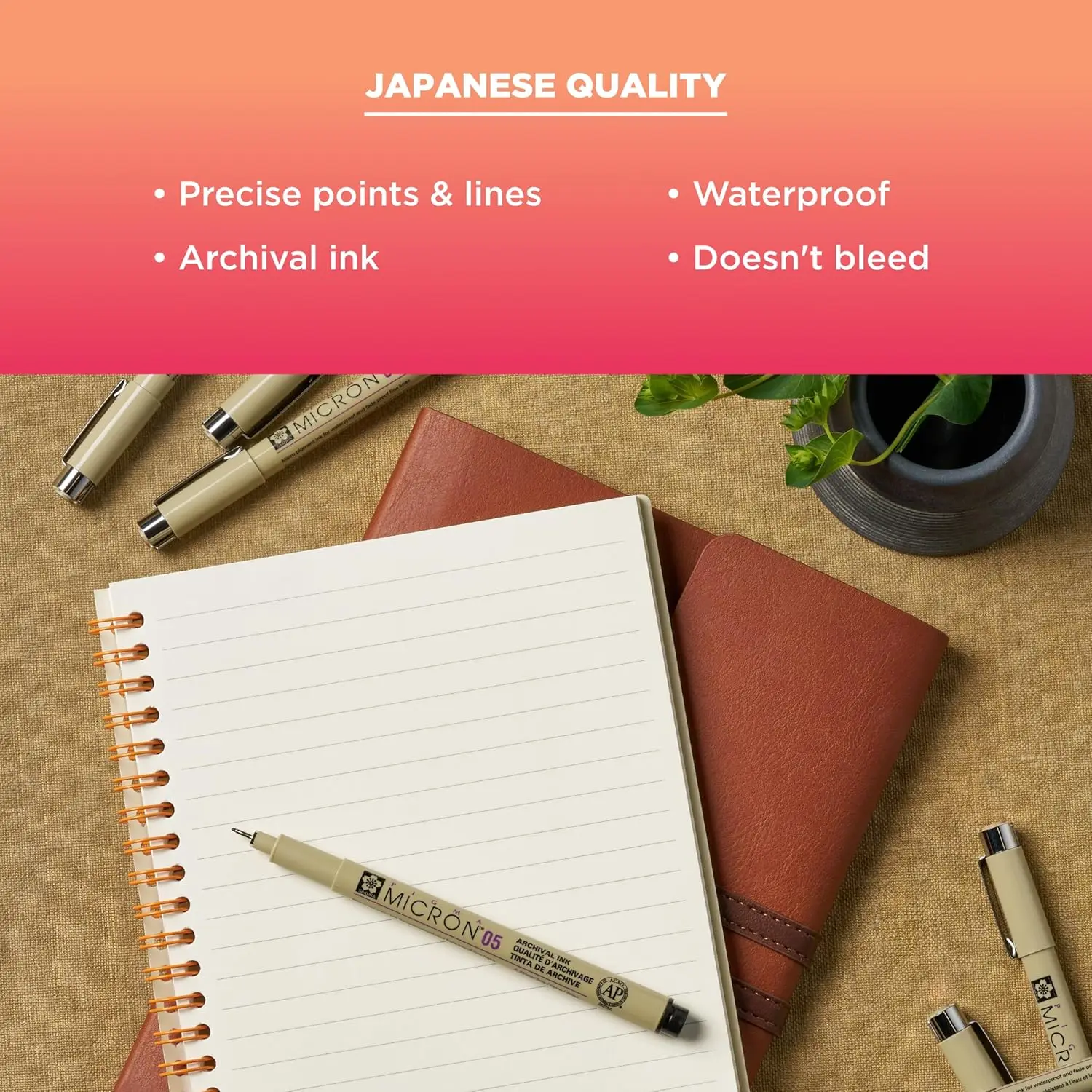 Fineliner Drawing Pens Set, 8  - Archive Box Set avis et prix