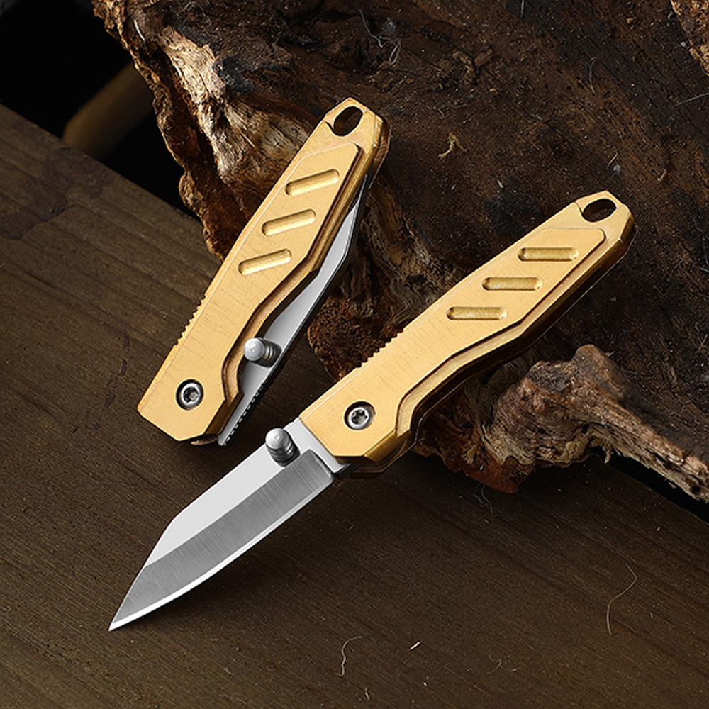 Brass Mini Folding Utility Kni - Letter Opener Brass avis et prix