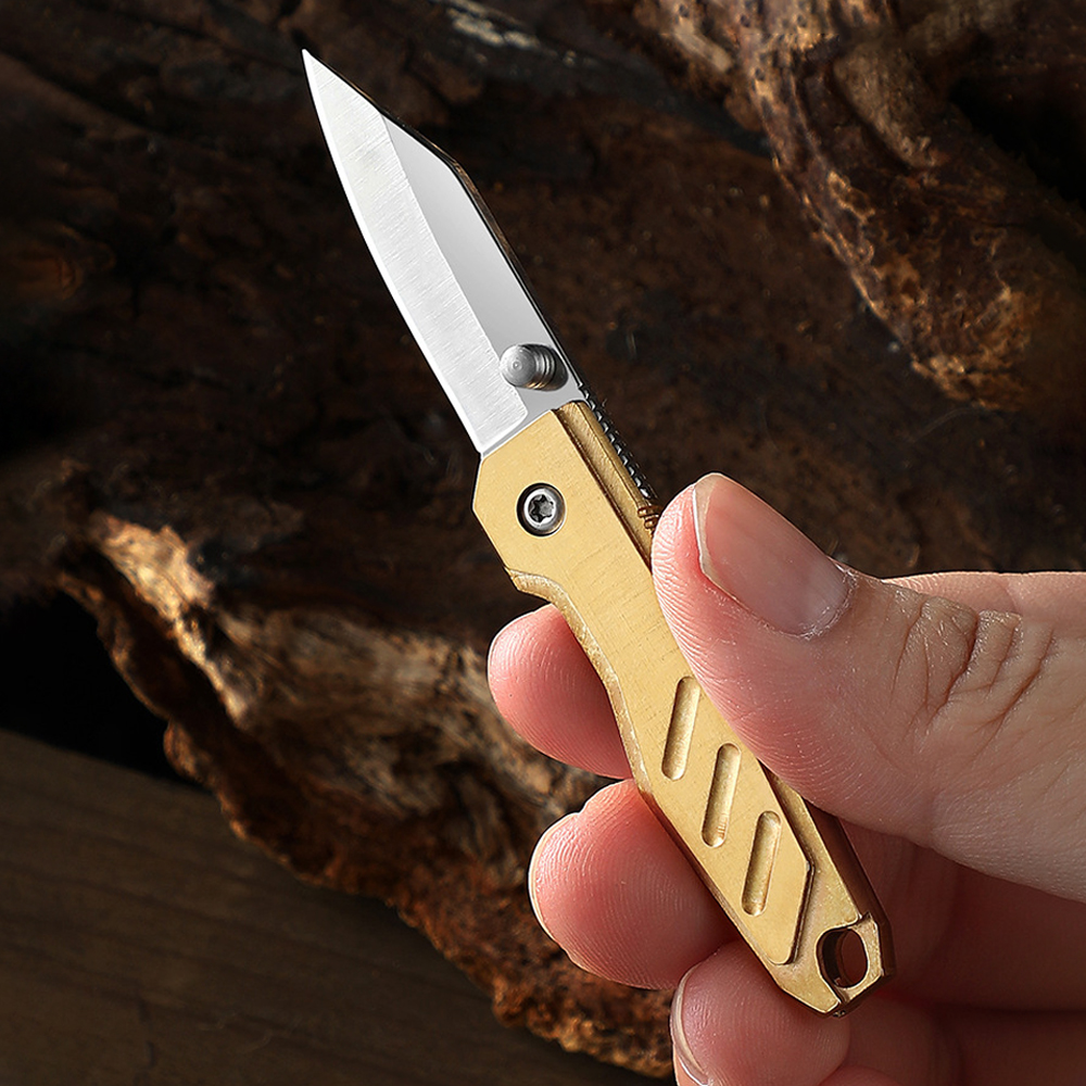 Brass Mini Folding Utility Kni - Letter Opener Brass avis et prix