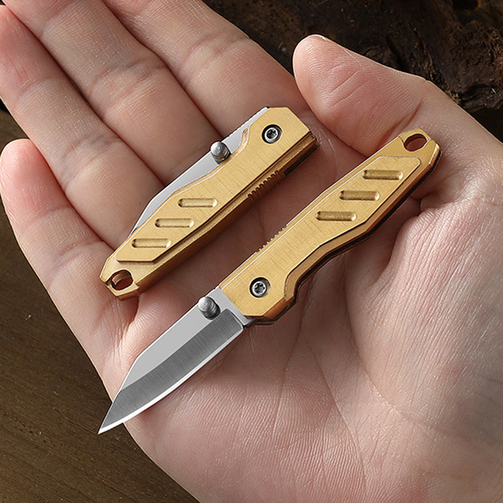 Brass Mini Folding Utility Kni - Letter Opener Brass avis et prix