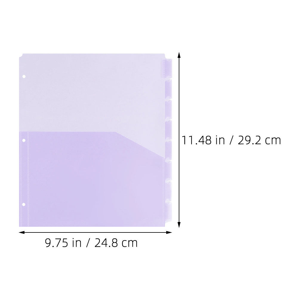 2Sets A4 Binder Dividers Plast - Tab Divider A4 avis et prix