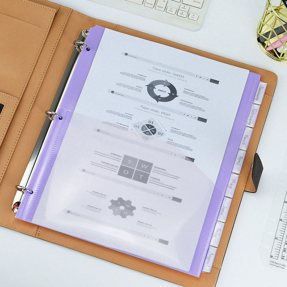 2Sets A4 Binder Dividers Plast - Tab Divider A4 avis et prix