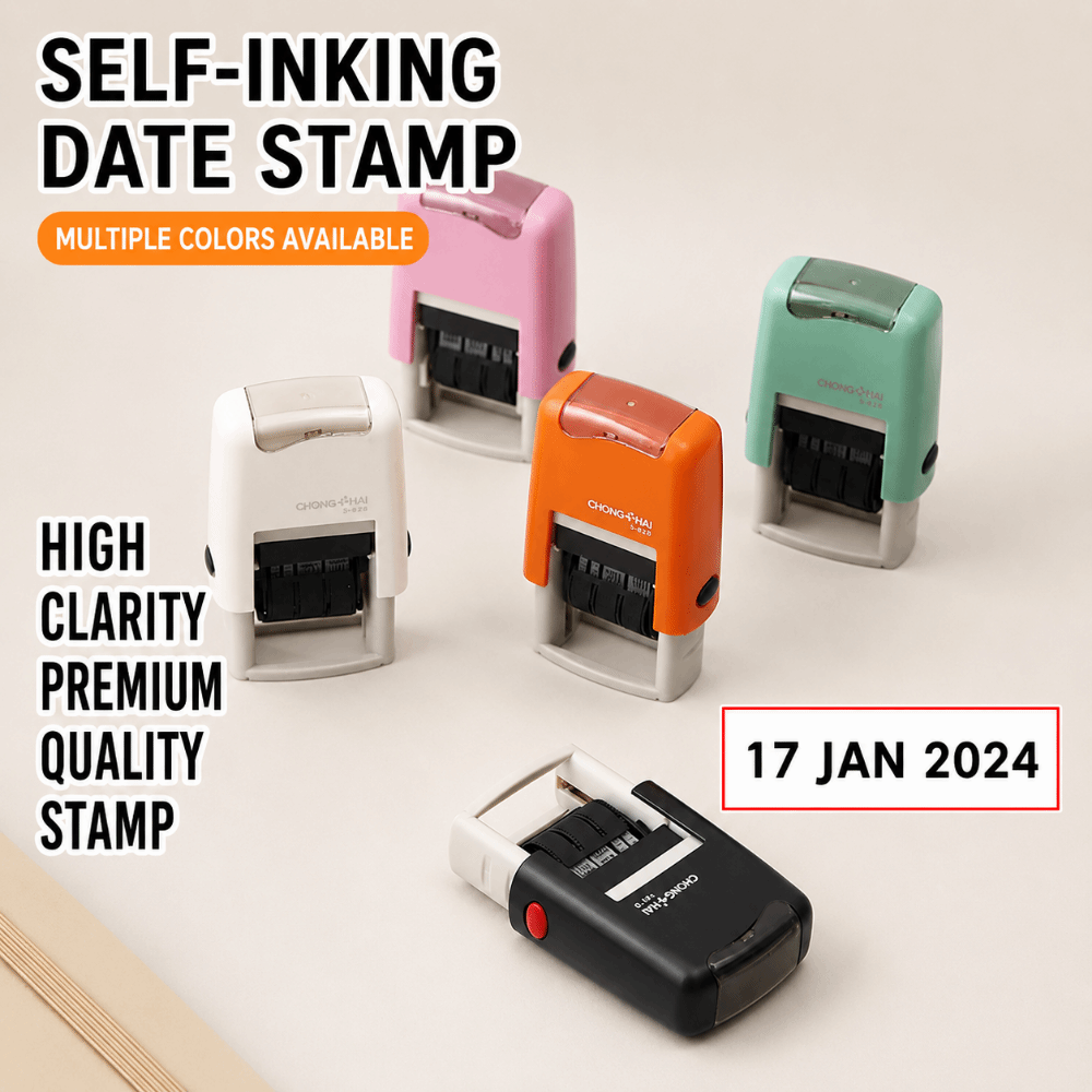 Automatic Ink Return Day-month - Rubber Date Stamp avis et prix