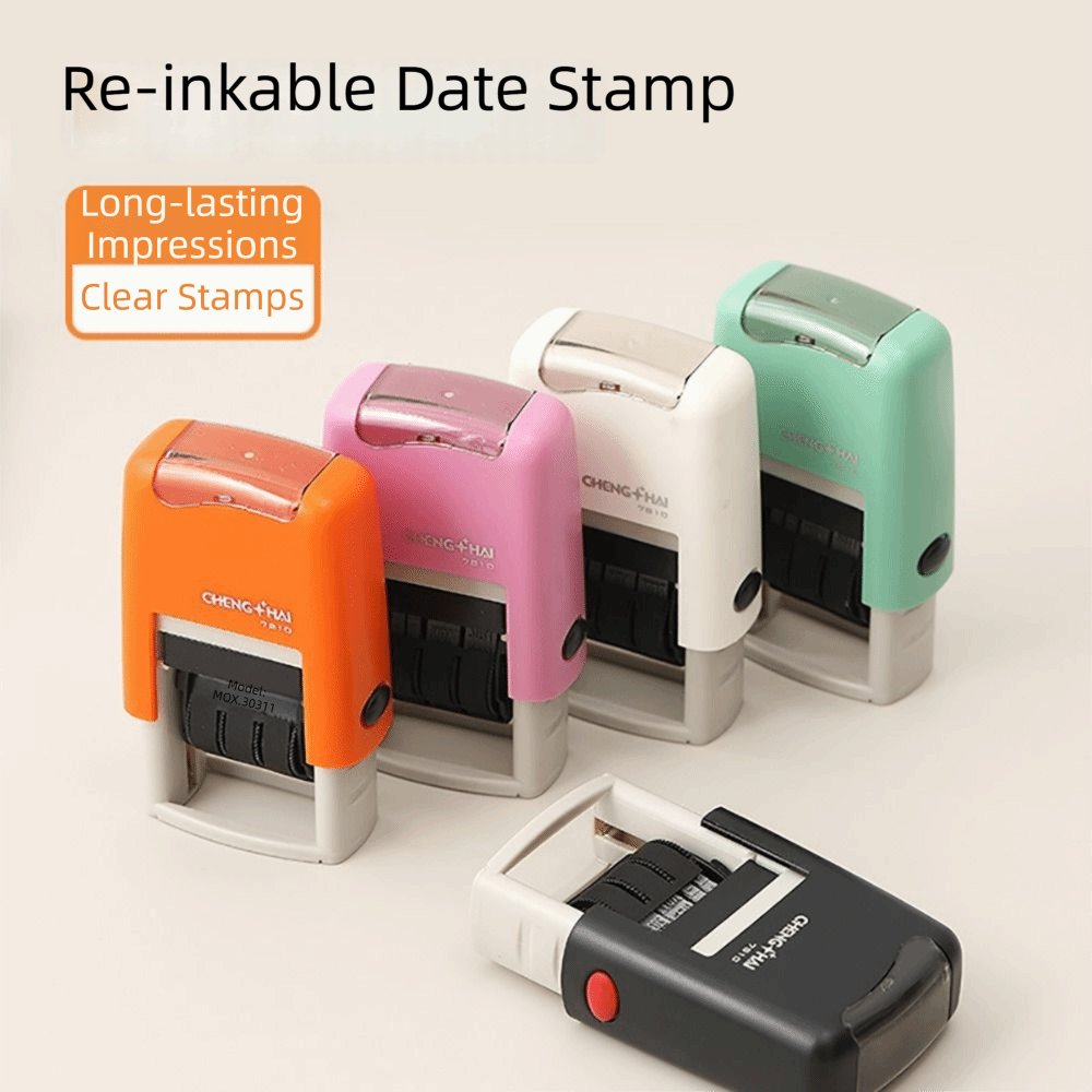 Automatic Ink Return Day-month - Rubber Date Stamp avis et prix