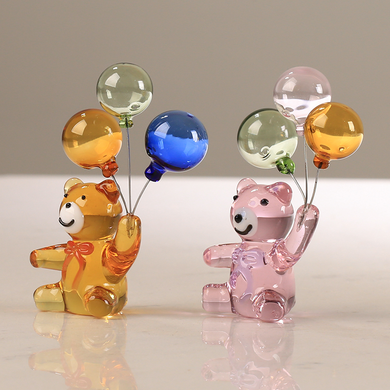 Crystal Bear Figurine with Thr - Paper Weight Crystal avis et prix