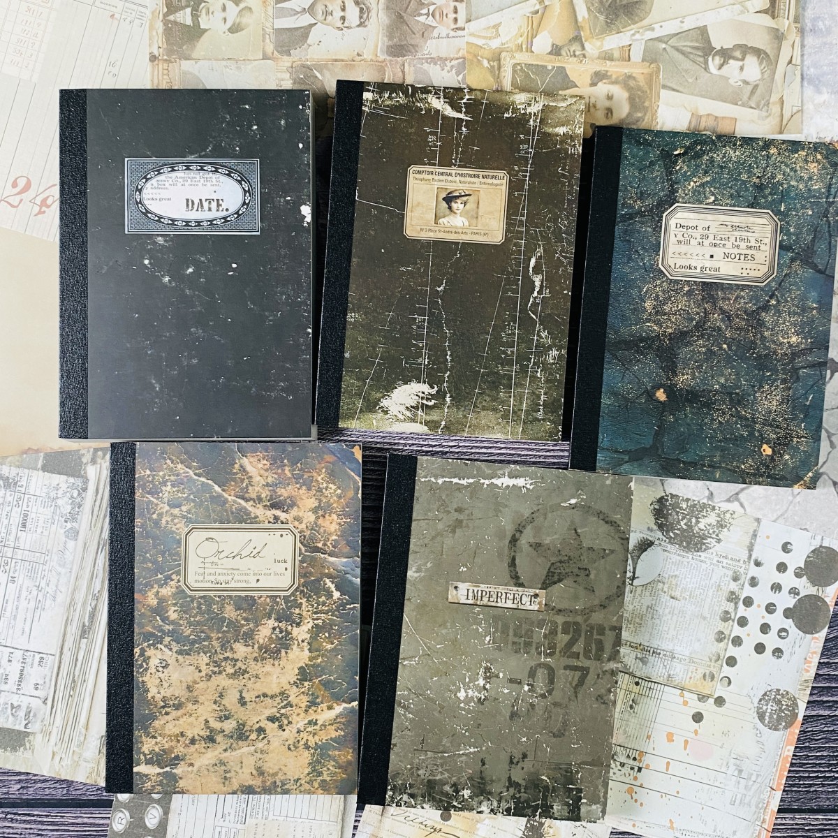 100sheets Vintage Scrapbook Pa - Ink Blotter Paper avis et prix