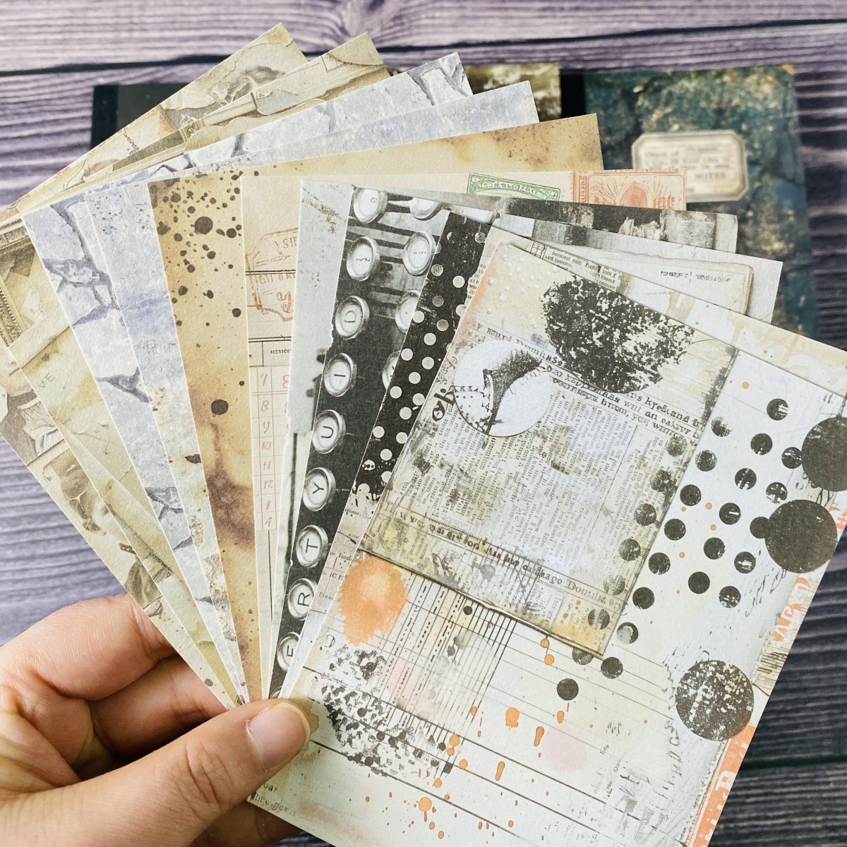 100sheets Vintage Scrapbook Pa - Ink Blotter Paper avis et prix