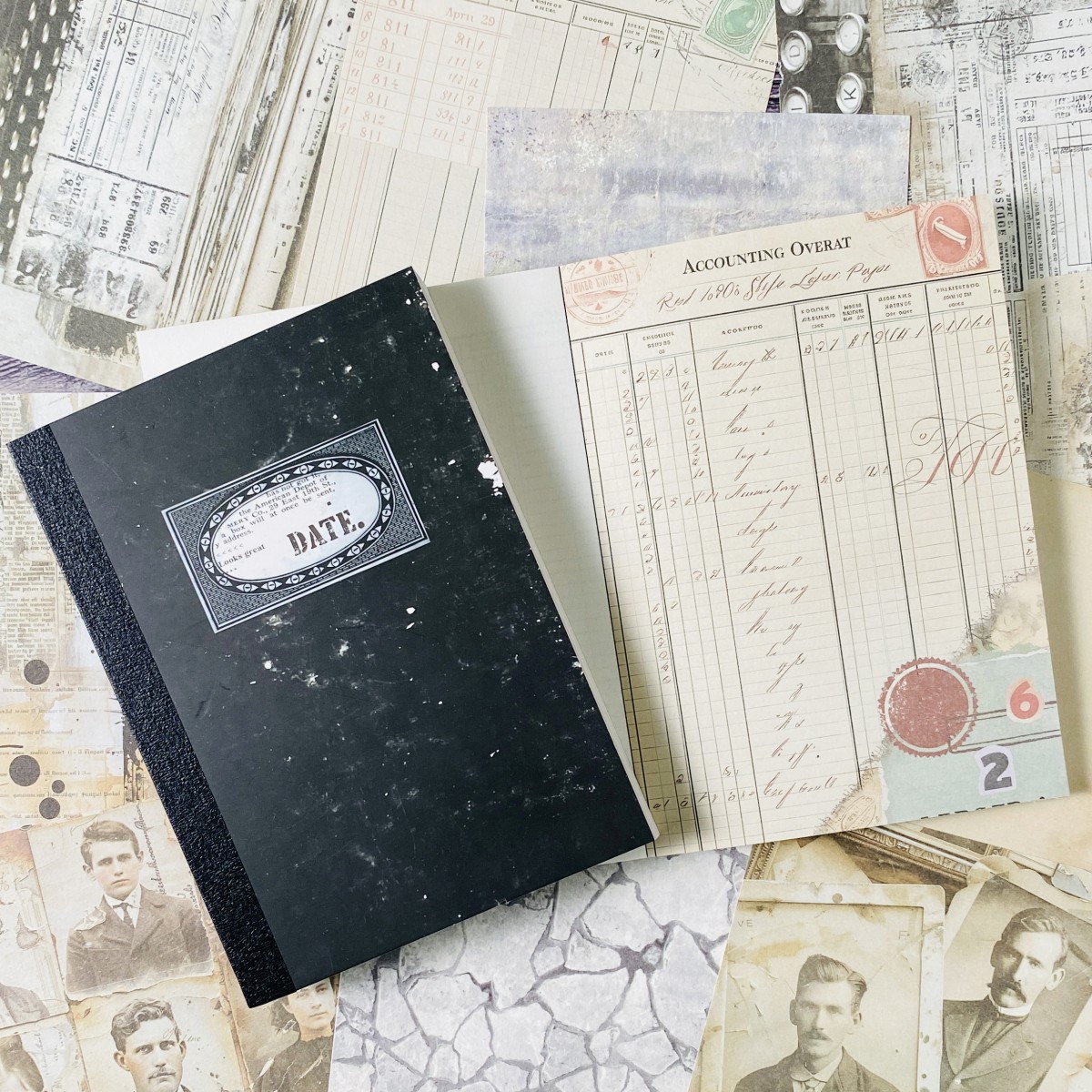 100sheets Vintage Scrapbook Pa - Ink Blotter Paper avis et prix