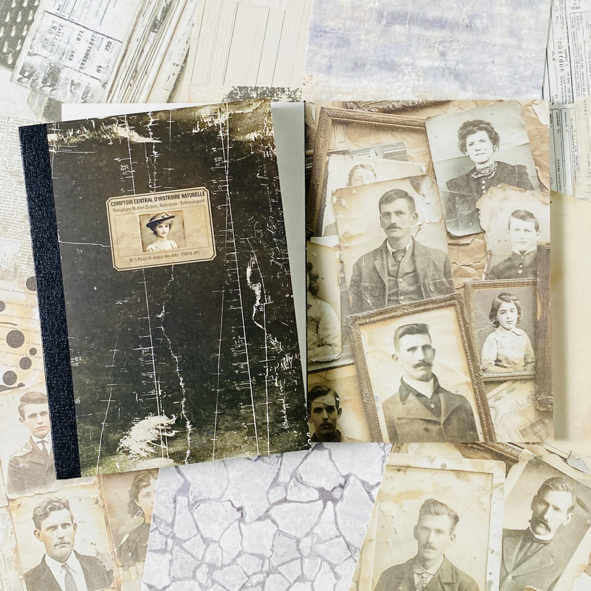 100sheets Vintage Scrapbook Pa - Ink Blotter Paper avis et prix