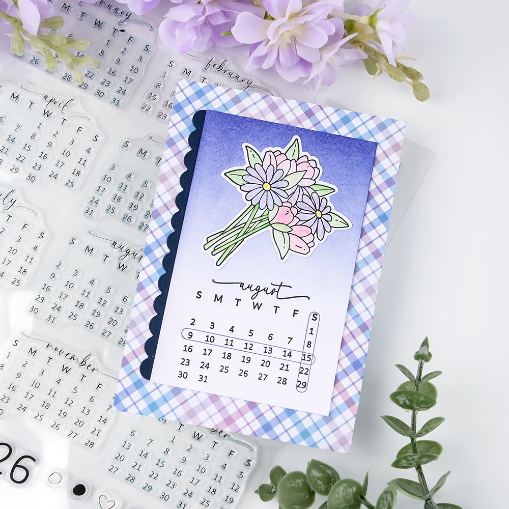 Calendar Date 2026 Clear Stamp - Rubber Date Stamp avis et prix