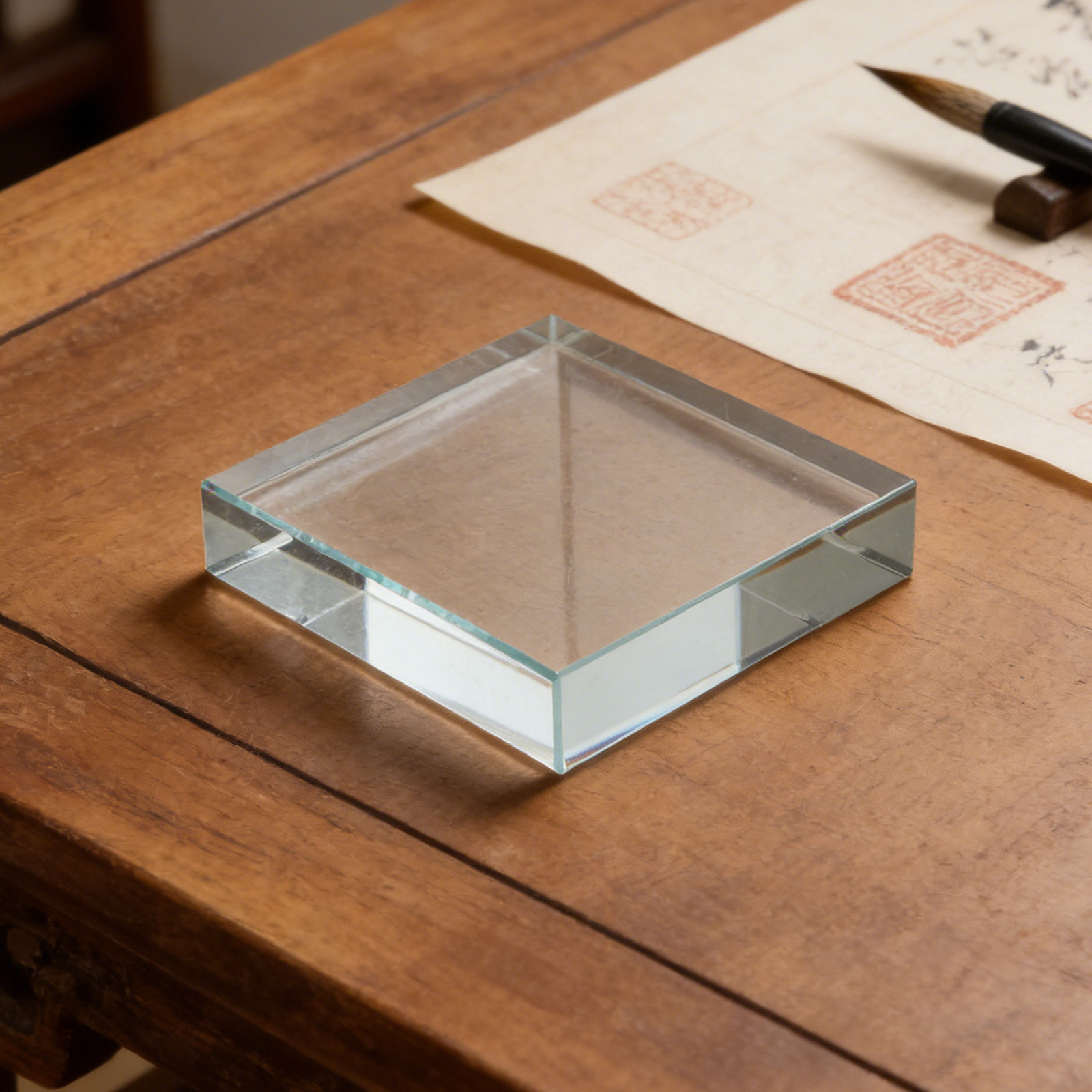 Glass Paperweight Rectangular  - Book Weight Glass avis et prix