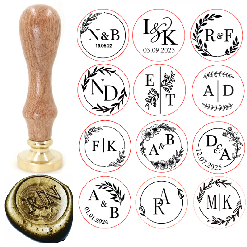 Custom brass wax seal Stamp wi - Wax Seal Stamp Set avis et prix