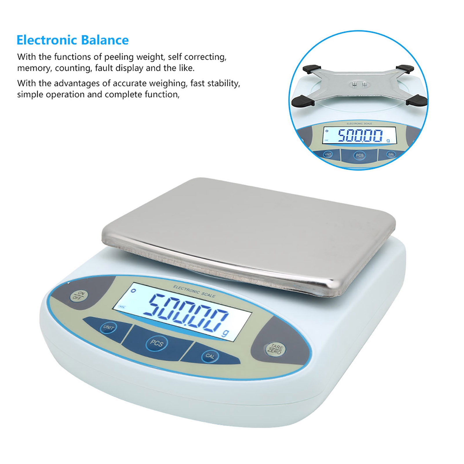 5000g 0.01g Digital Precision  - Tape Dispenser Weighted avis et prix