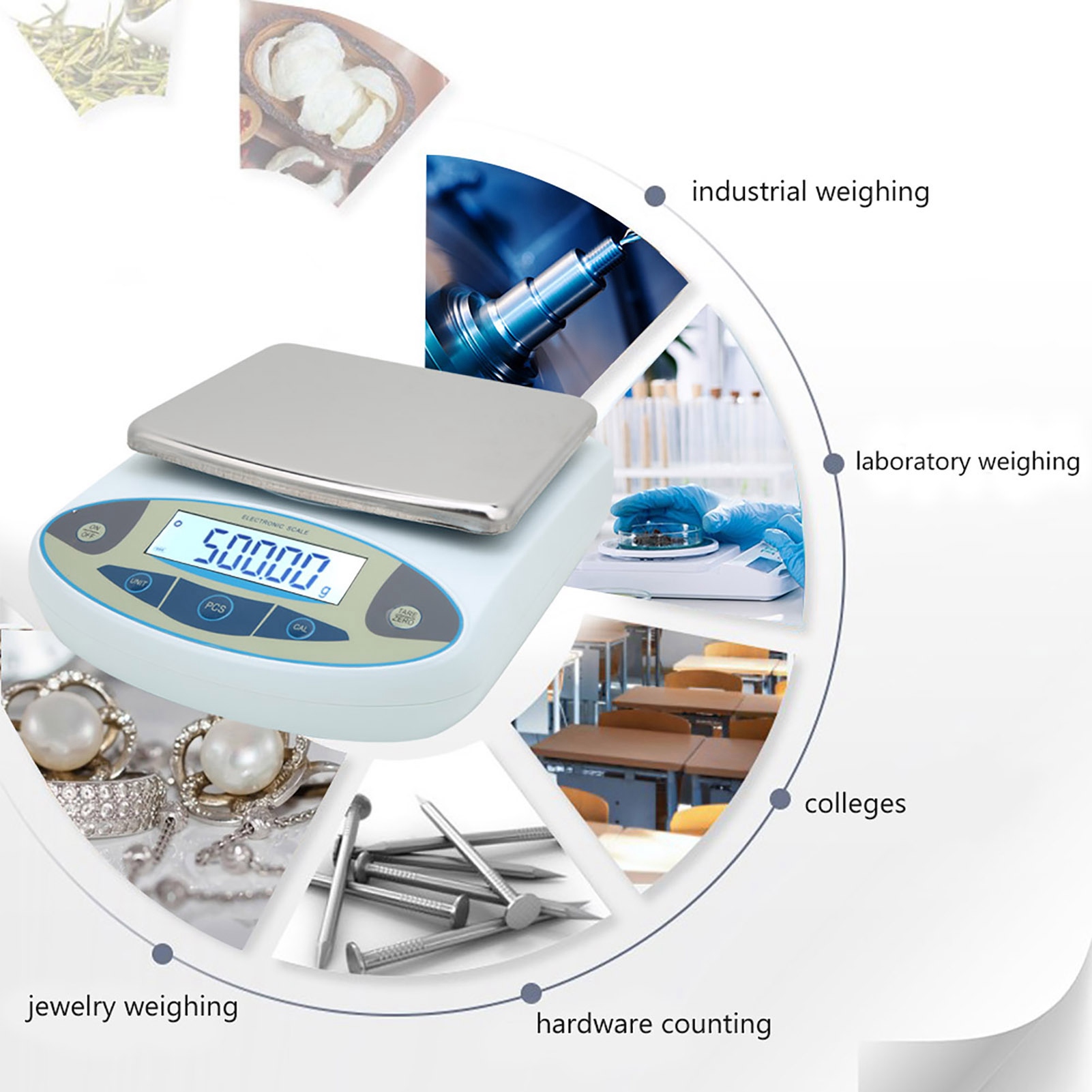 5000g 0.01g Digital Precision  - Tape Dispenser Weighted avis et prix