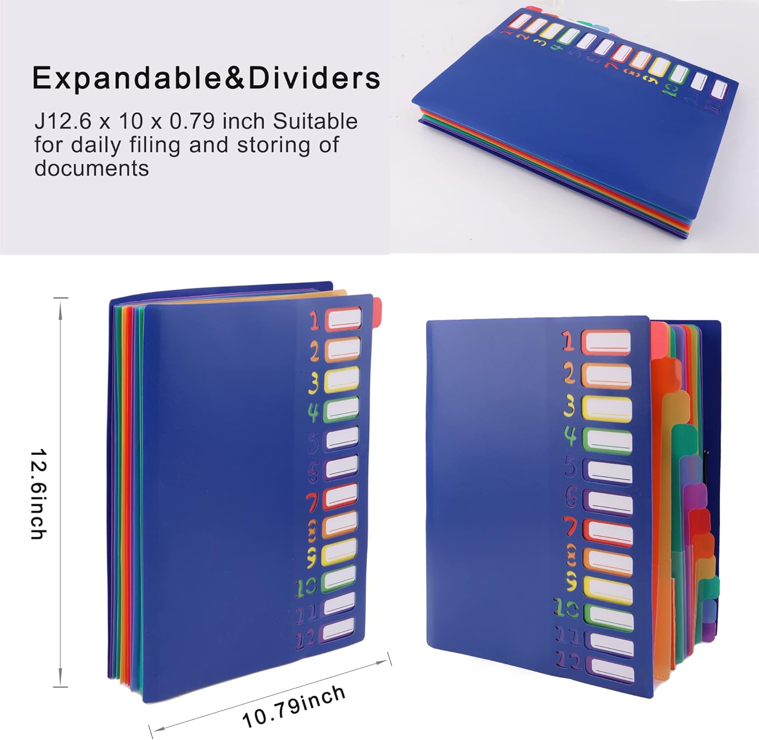 A4 Size Rainbow Tab Expanding  - Tab Divider A4 avis et prix