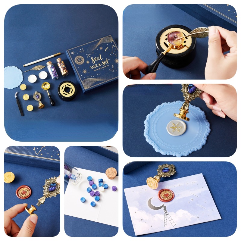 Starry Fire Lacquer Stamp Set  - Wax Seal Stamp Set avis et prix