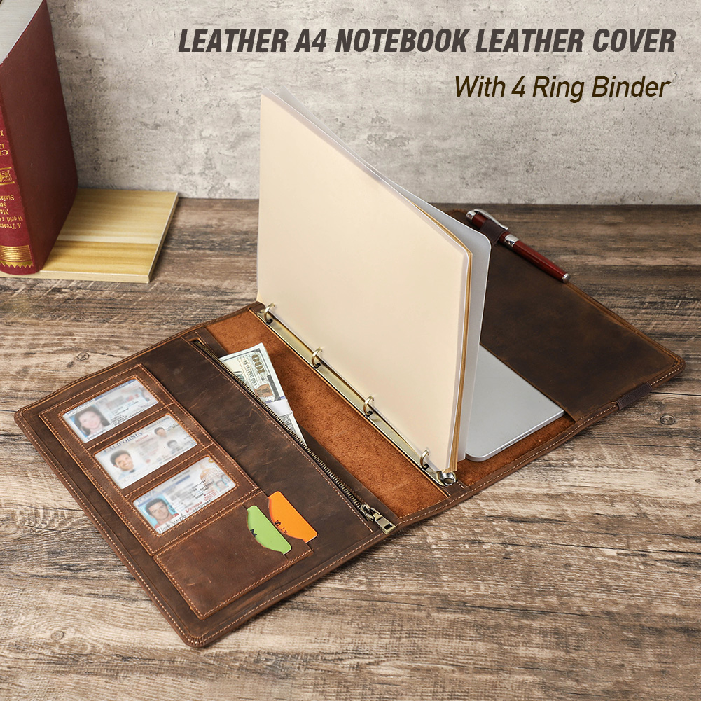 Luxury Retro Business A4 Noteb - Binder A4 Lever avis et prix