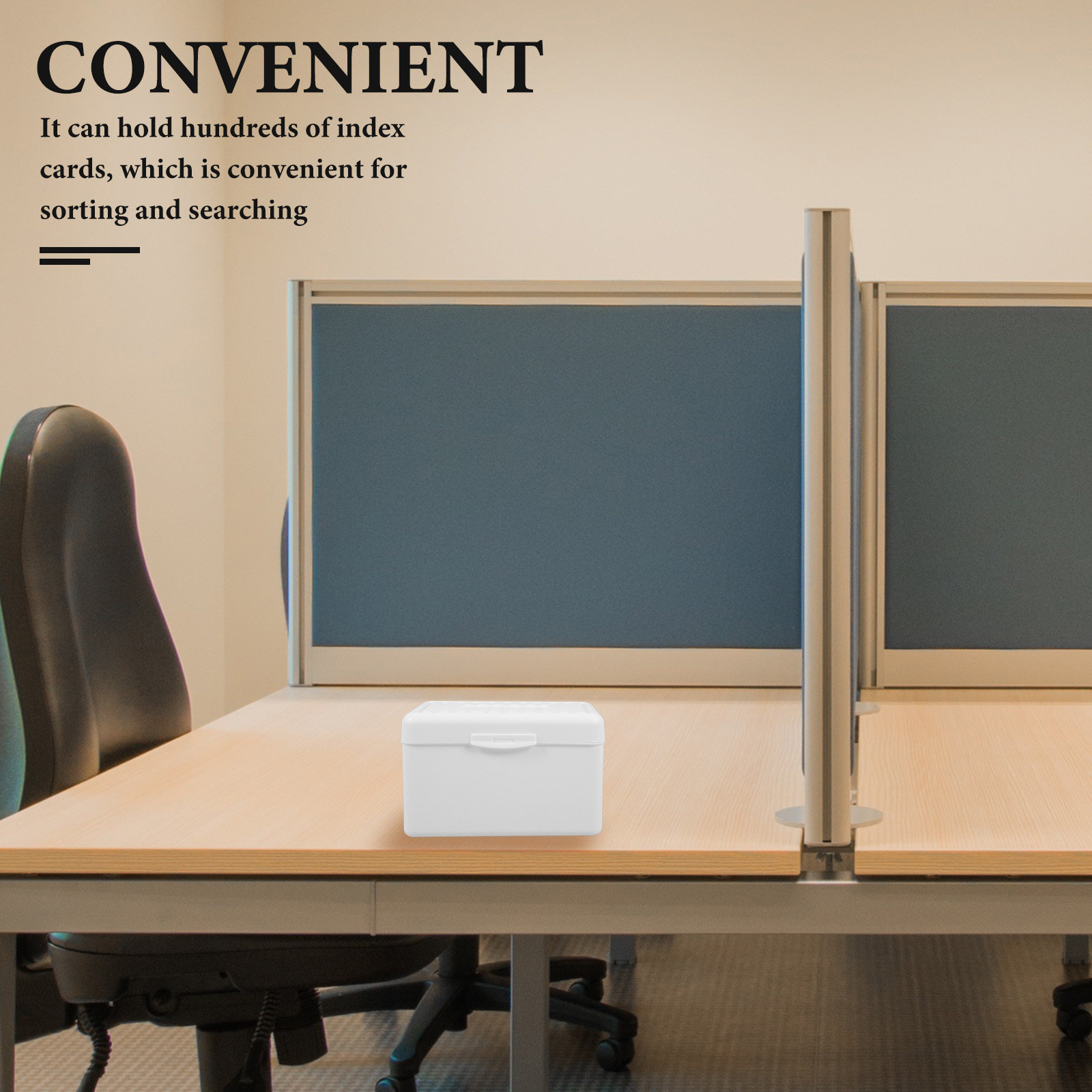 Efficient Desk Business Card H - Card Index Box avis et prix