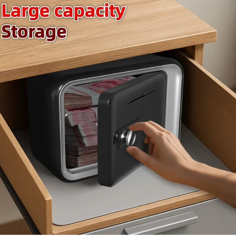 24x18x15cm Safe Box with Key L - Card Index Box avis et prix