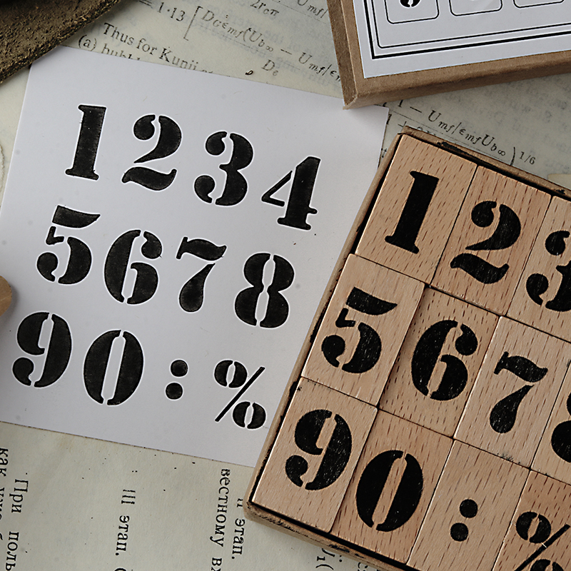Arabic Numbers Day Month Calen - Rubber Date Stamp avis et prix